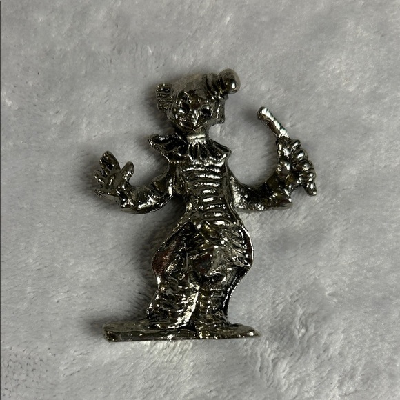 Set of Five Pewter Clowns - Picture 4 of 12